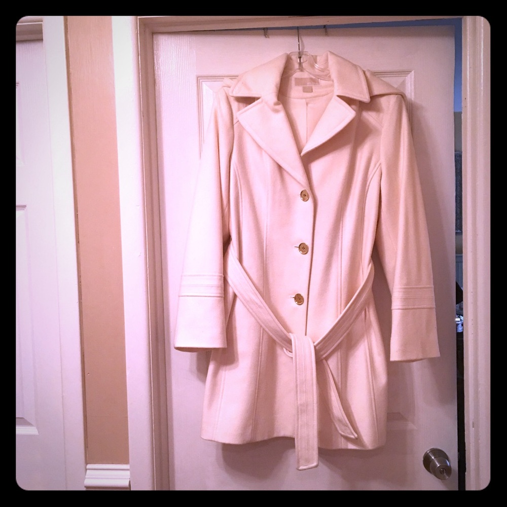Michael Kors Cream Coat NWOT